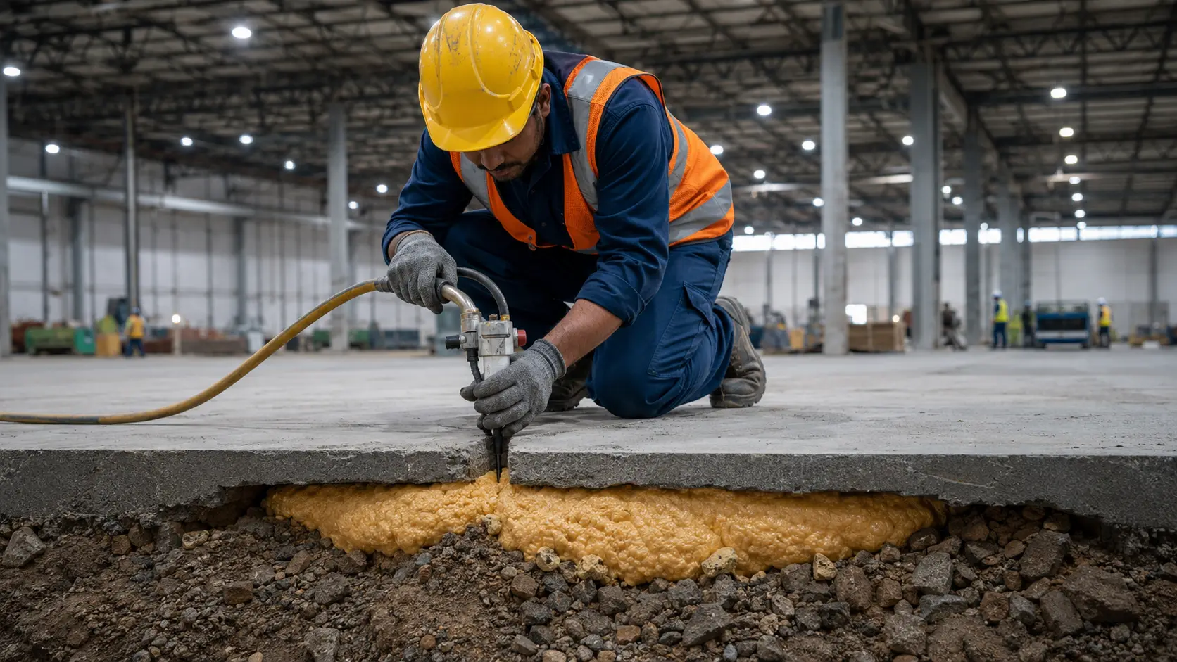 Industrial floor repair